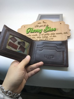 Ví nam da bò siêu chất full box