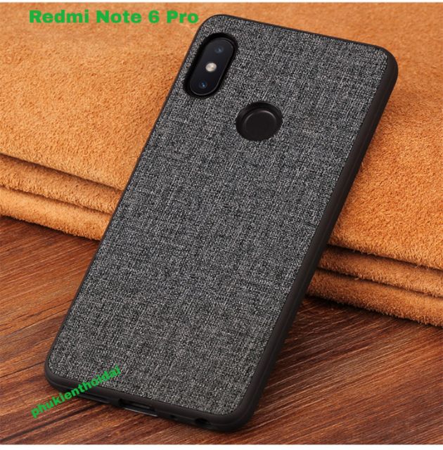 Ốp lưng Redmi Note 6 Pro FREESHIP Từ 50k chống sốc vân vả bố cao cấp