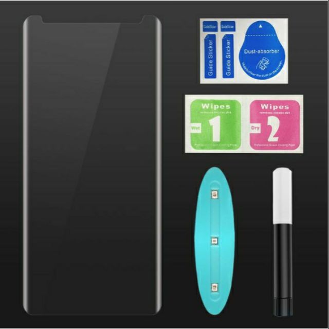 Kính full keo màn hình UV trong suốt cho Huawei p30