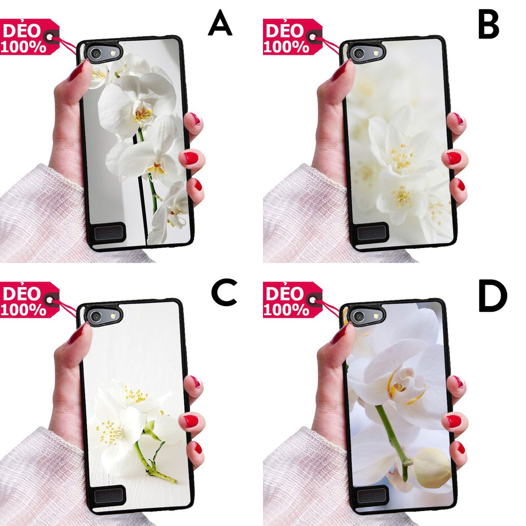 ỐP LƯNG DẺO OPPO NEO 7 (A33) / NEO 7S ĐỦ DÒNG HÌNH NỀN WHITE FLOWER NHẸ NHÀNG PHỦ BÓNG NHƯ GƯƠNG