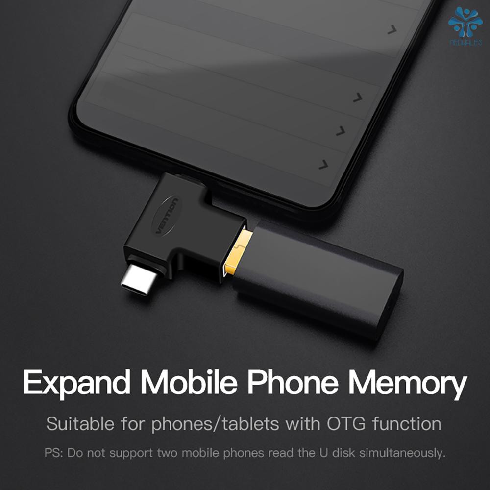 Đầu Chuyển Đổi Usb 3.0 Type-C Micro Usb 3 Trong 1 Tiện Dụng | BigBuy360 - bigbuy360.vn