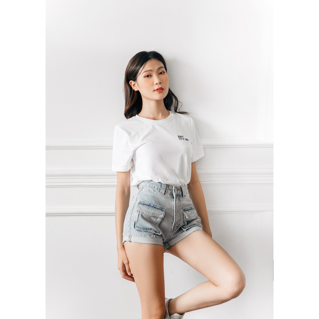 Quần short jeans túi hộp MIEU - HA27
