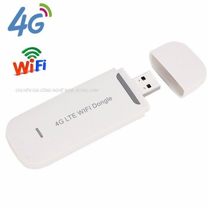 USB 4G LTE - Thiết bị phát sóng wifi từ sim Điện Thoại 3G/4G (3 in 1: Dcom 4G + Router Wifi + Access Point)