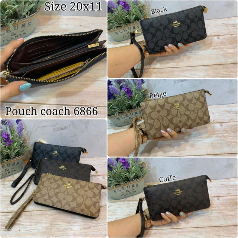 Ví Coach Pouch 6866 / Women / S Wallet Uk.20X11Cm