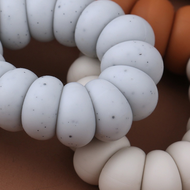 Vòng Tay Đồ Chơi Hạt Silicone Cấp Thực Phẩm Cho Bé Gặm Nướu