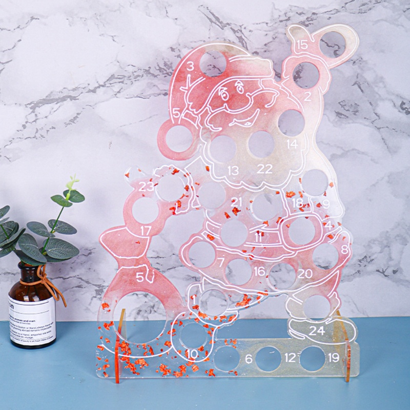 Khuôn Silicone Làm Trang Sức Hình Ông Già Noel
