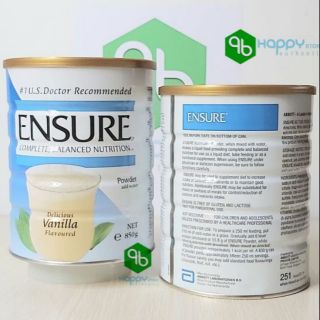 HSD 2021 ,Sữa bột Ensure Singapore (vị vani) dành cho mọi lứa tuổi , 850gr, SING