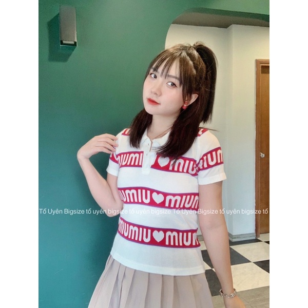 (T.U Bigsize 50-75kg) Áo Len Mongtoghi Dáng Ngắn Cổ Bẻ Hoạ Tiết Lạ Hàng QCCC #2202