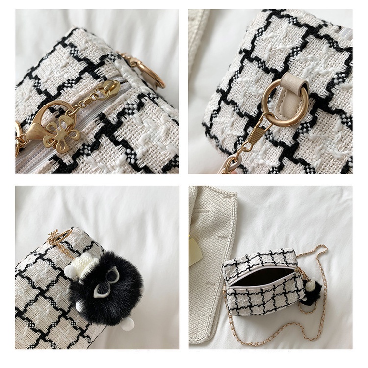 Túi Đeo Vai Màu Trắng Đen Thời Trang Mùa Hè 2022 Cho Nữ