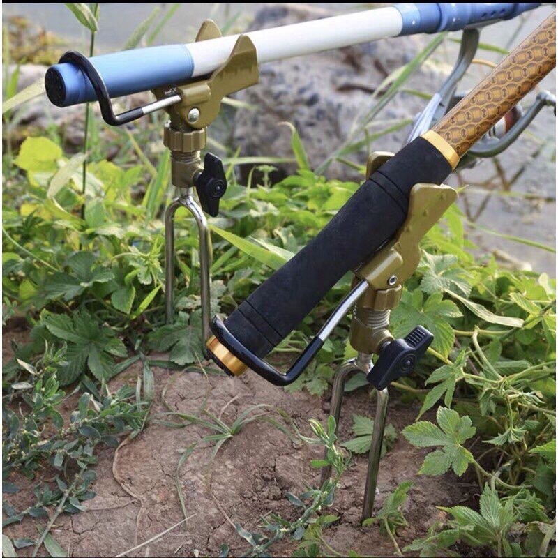 Chống cần xoay 360 độ_silicon có chốt cố định_2 mẫu