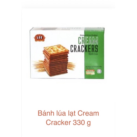 HỘP 15 GÓI, BÁNH LÚA LẠT CREAM CRACKERS MALAYSIA