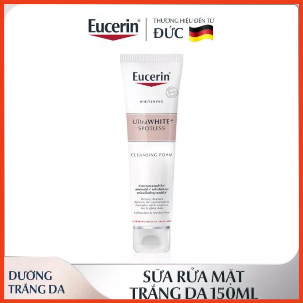 [CHÍNH HÃNG] Combo Eucerin sữa dưỡng thể trắng sáng mịn da Ultrawhite+ Spotless SPF7 và sữa rửa mặt trắng da 150ml