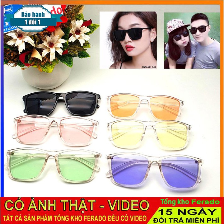 Kính mắt gọng tăm trong suốt thời trang