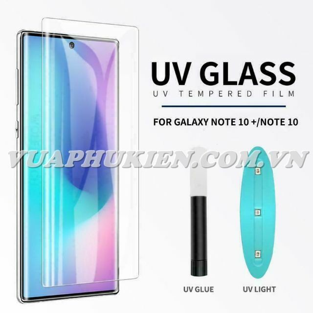 Kính cường lực full keo UV Cho Samsung Galaxy Note 20/10/9/8/7 Ultra/Plus/Lite/FE