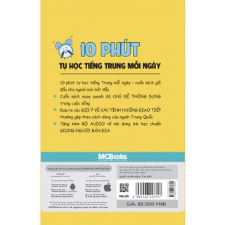 Sách - 10 Phút Tự Học Tiếng Trung Mỗi Ngày