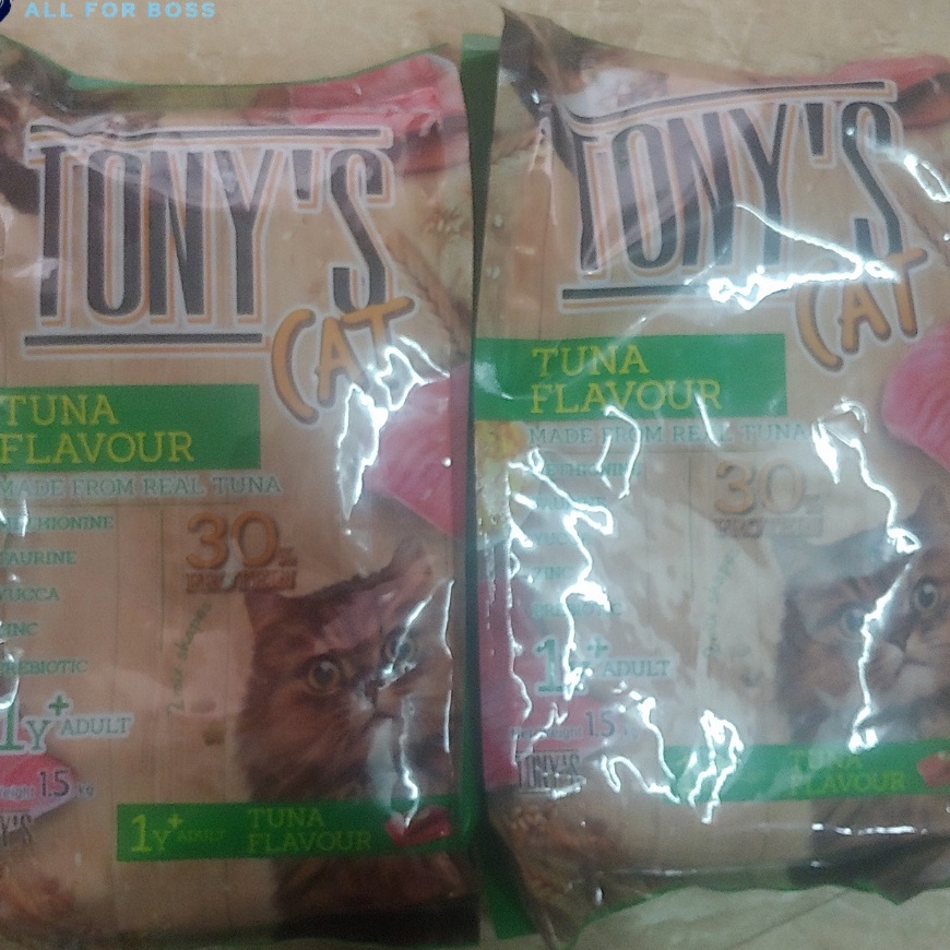 Thức ăn cho mèo dạng hạt Tony Cat túi 1,5kg nhập khẩu từ thái lan