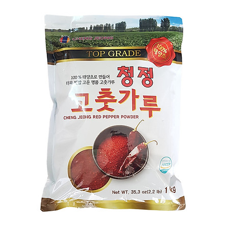 Bột ớt vảy Cheng Jeong Hàn Quốc 1kg