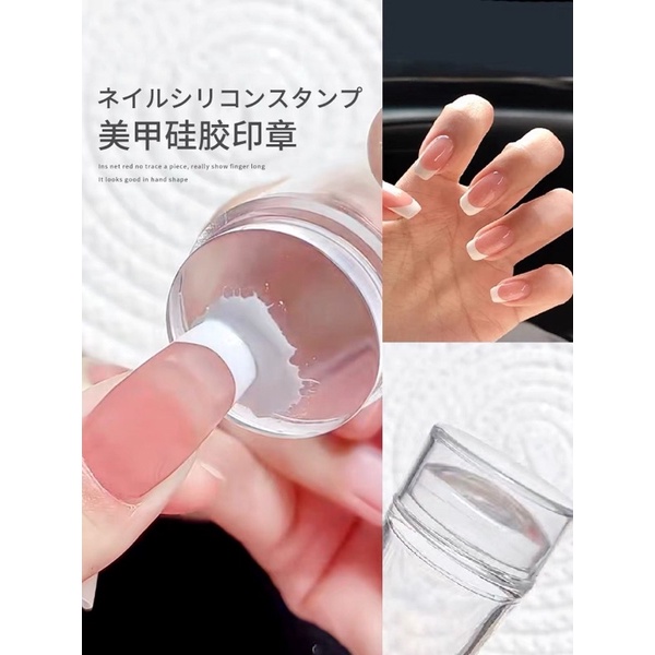 Con dấu nail, đầu in móng kèm thanh gạt