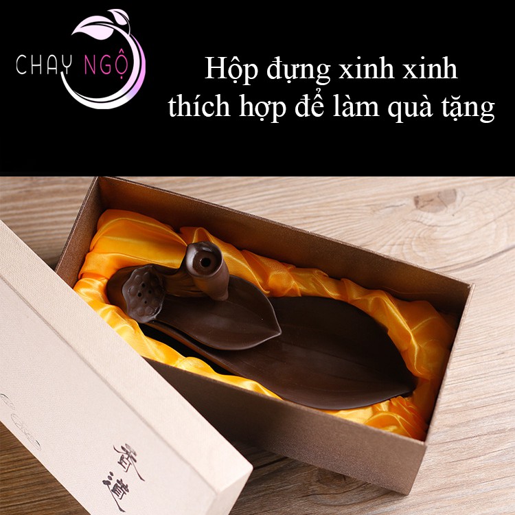 Thác khói trầm hương cao cấp hình cánh Sen