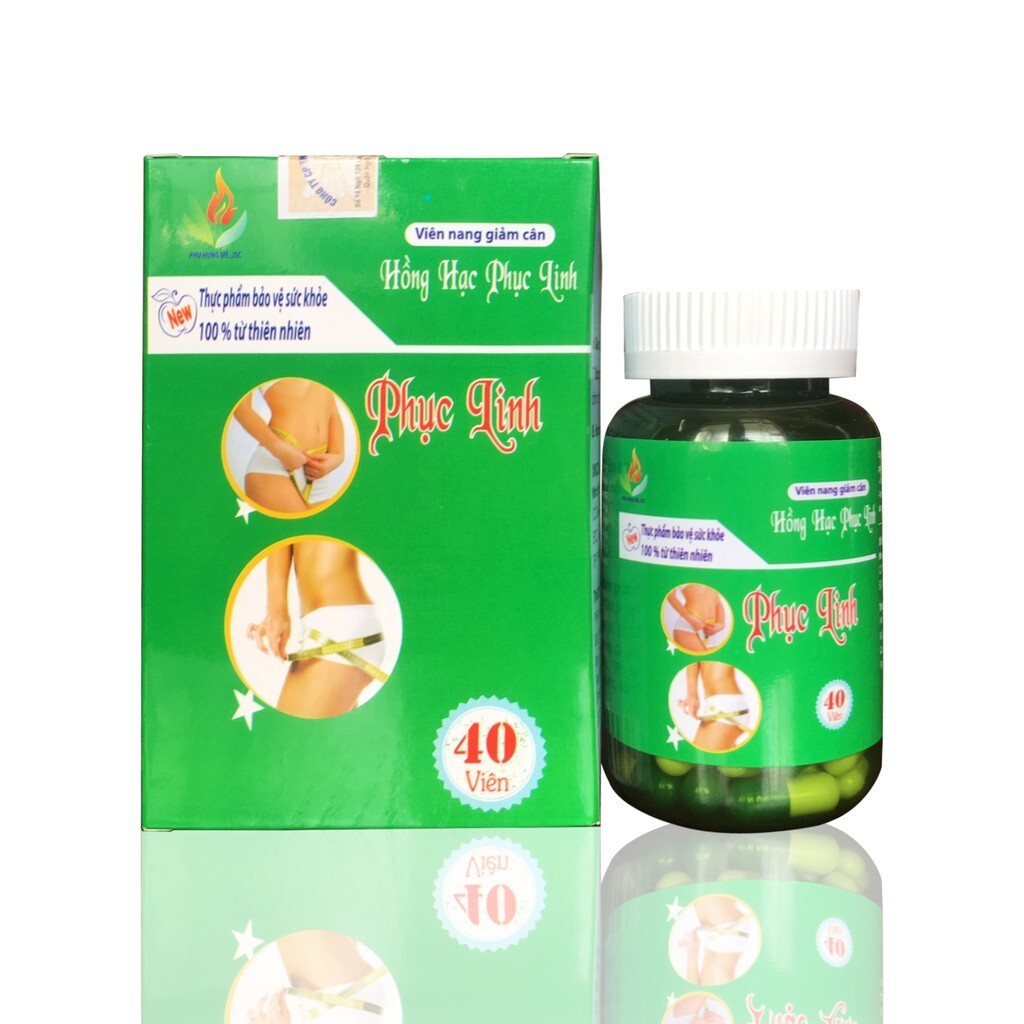 Giảm cân HỒNG HẠC PHỤC LINH - Hiệu quả, an toàn không gây mệt mỏi_Hộp 40 viên