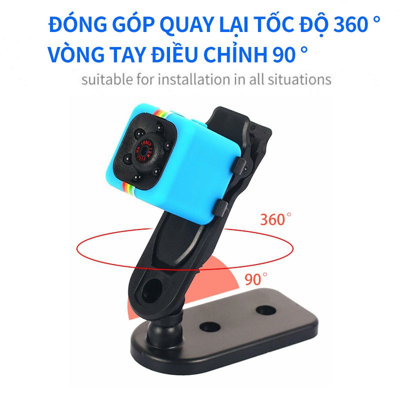 Nơi◐Máy Quay Hồng Ngoại Mini Sq11 1080p Cho Xe Hơi | BigBuy360 - bigbuy360.vn