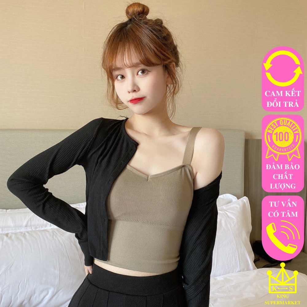 Áo Bra 2 Dây Bản To ABR949, Áo 2 Dây Có Sẵn Đẹm Ngực