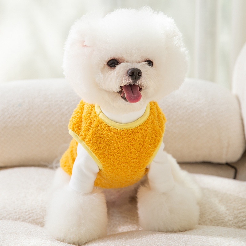 Áo Khoác Lông Cừu Dày Giữ Ấm Mùa Thu Đông Cho Thú Cưng