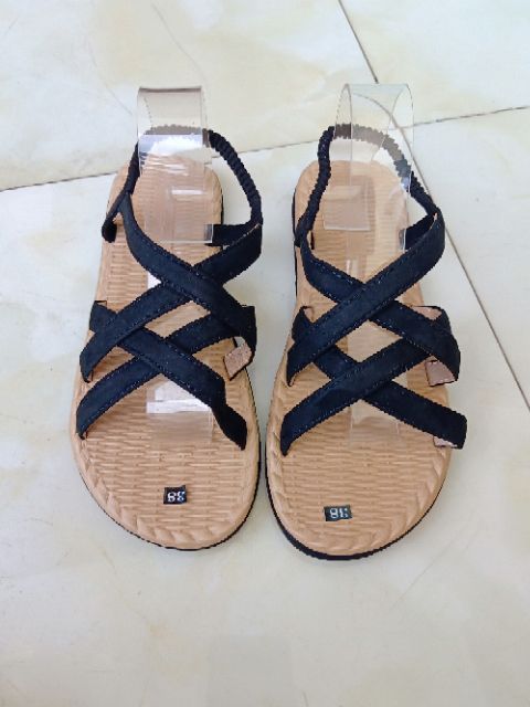 Sandal đế cói MAILIAA  011 quai chéo chiến binh đế nhẹ đi êm chân