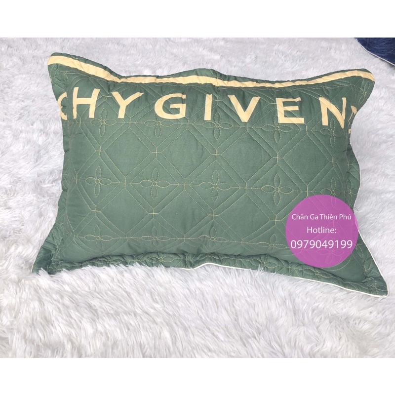 Vỏ Gối Đầu Cotton Poly Trần Bông Dày Dặn ( 2 Chiếc ) Kích Thước : 45cm x 65cm