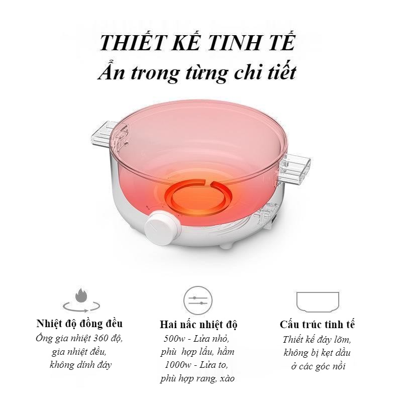 Nồi Lẩu Điện Đa Năng  Dung tích 3L OLAYKS