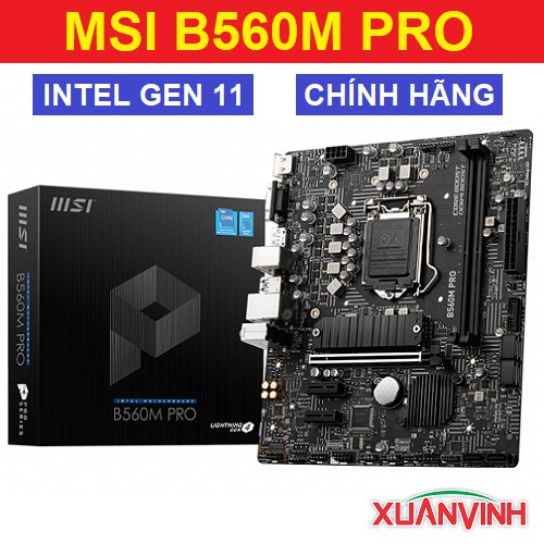 Bo Mạch Chủ MSI B560M PRO New 100% Chính Hãng