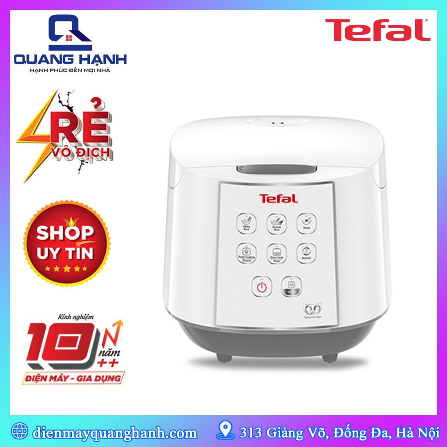 Nồi cơm điện tử Tefal Easy Rice RK733168 1.8L [Hàng chính hãng, Bảo hành 24 tháng]