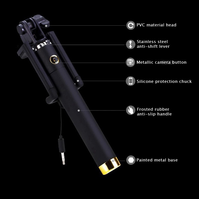 Gậy Chụp Ảnh Selfie Mini Cho Iphone Samsung Xiaomi | BigBuy360 - bigbuy360.vn