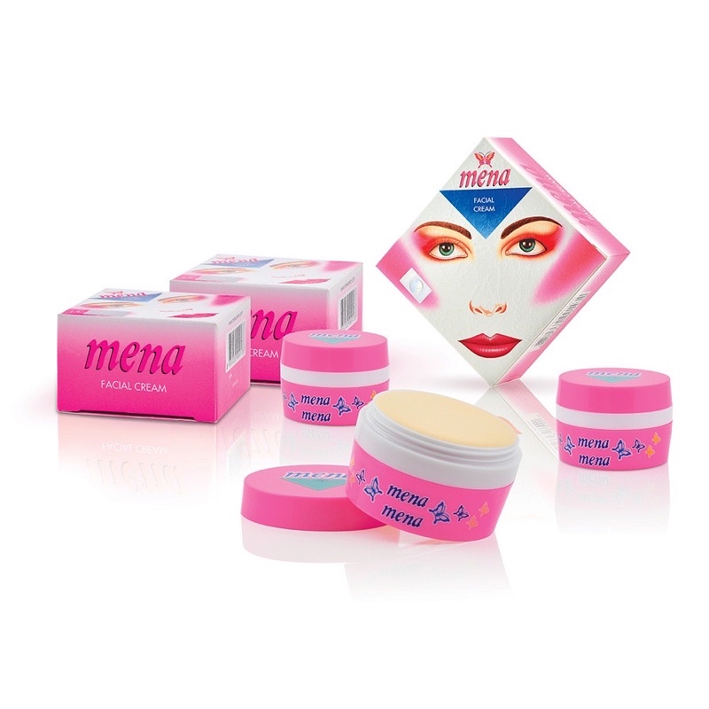 MENA Sỉ lố 12 hộp kem dưỡng trắng nhanh MENA FACIAL cream 4g loại 1 (có tem chống hàng giả) chuẩn Thái lan