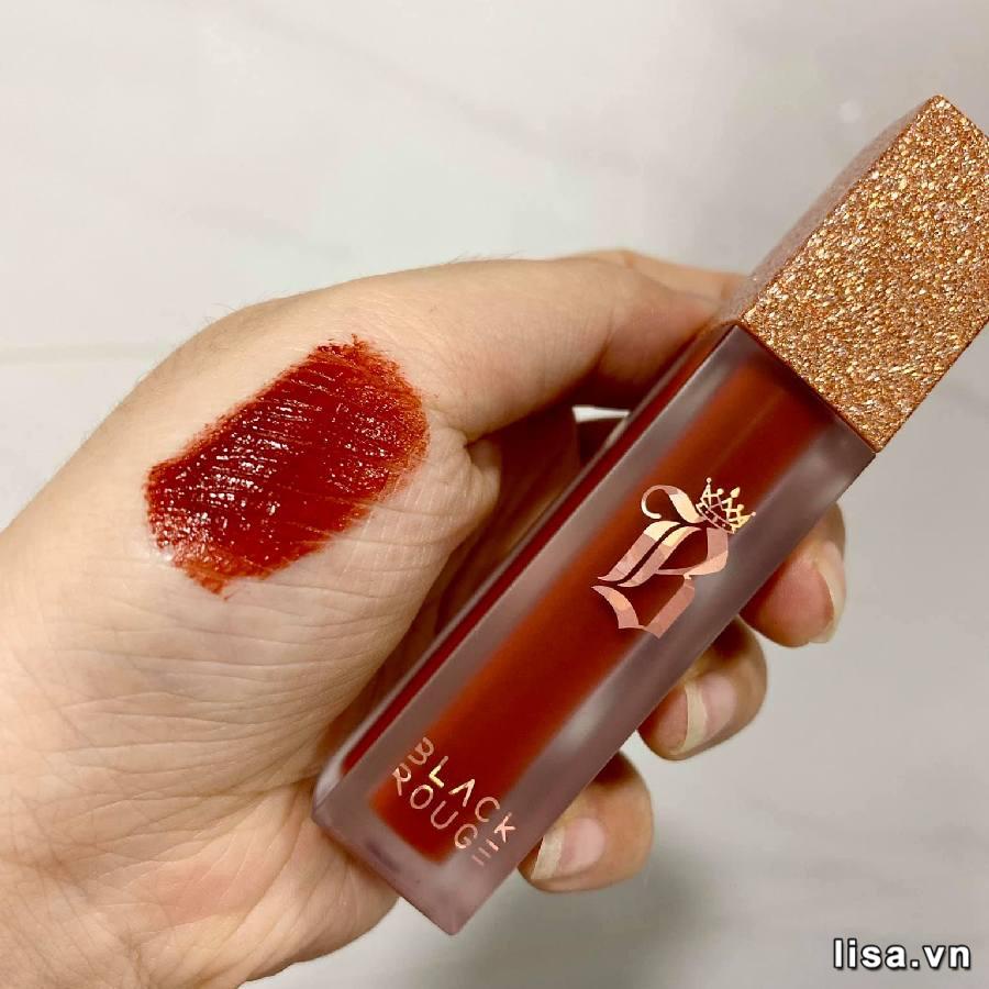 Son A37 nắp kim tuyến Handmade không chì mềm môi