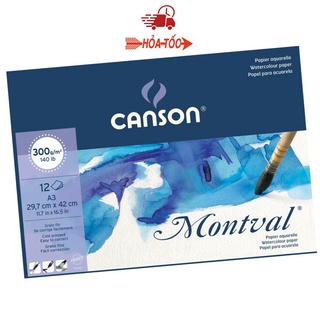 Sổ Canson Montval Khổ A3, Sketchbook, Montval A3
