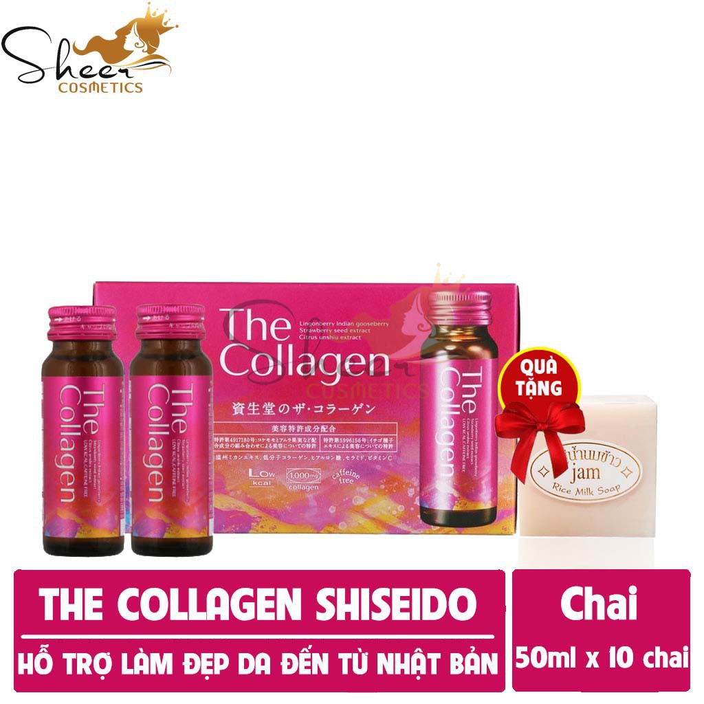 [ Mẫu Mới Nhất]Nước uống The collagen shiseido Nhật bản 10 lọ