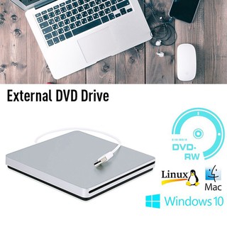 Giảm giá!external dvd cd drive burner superdrive dvd-r player usb2.0 slot for 98/ se /me