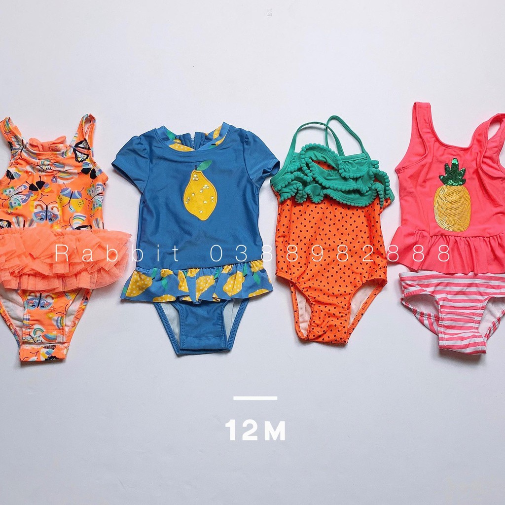 Swimsuit Cat&amp;jack bé gái - RABBITSHOP( HÀNG SALE KO ĐỔI TRẢ)