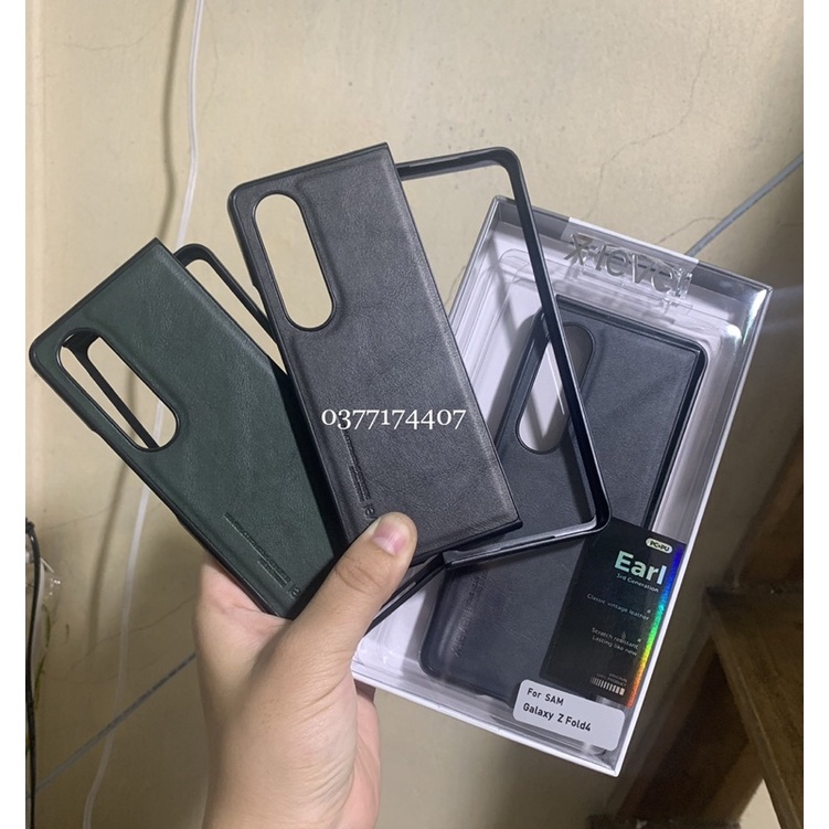 Ốp lưng X-Level da cao cấp cho Samsung Galaxy Z Fold 4 5G 2 mảnh sang trọng lịch ạ lãm