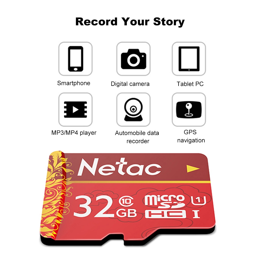 Thẻ nhớ Micro Sd 128gb 100mb / S 64gb Tf Cấp 10 U1 chất lượng cao tiện dụng