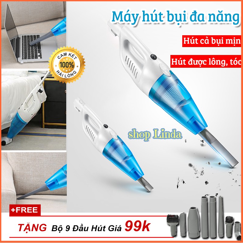 Máy hút bụi gia dụng máy hút bụi gia đình máy hút bụi ô tô 2in1 đa năng tiện dụng lực hút siêu mạnh