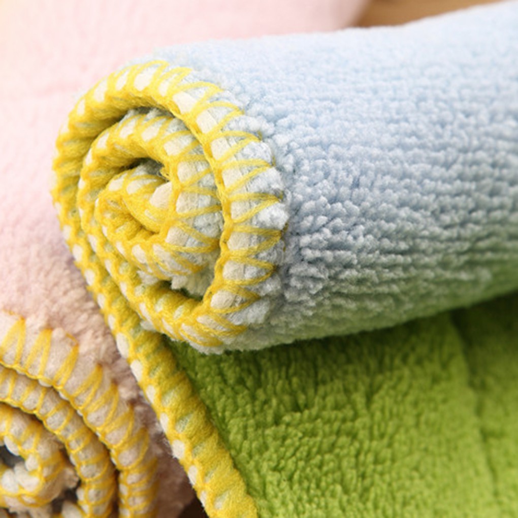 Khăn Lau Bát Đĩa/ Bằng Sợi Tổng Hợp/ 2 Mặt/ Dày