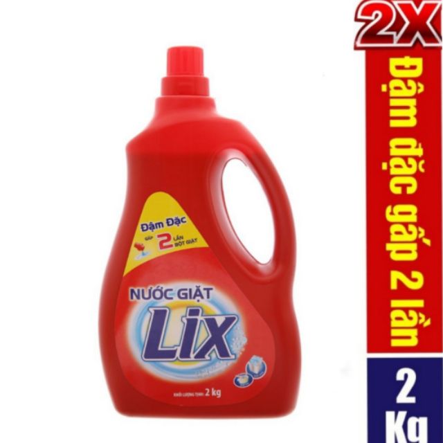 Nước giặt đậm đặc lix 2kg