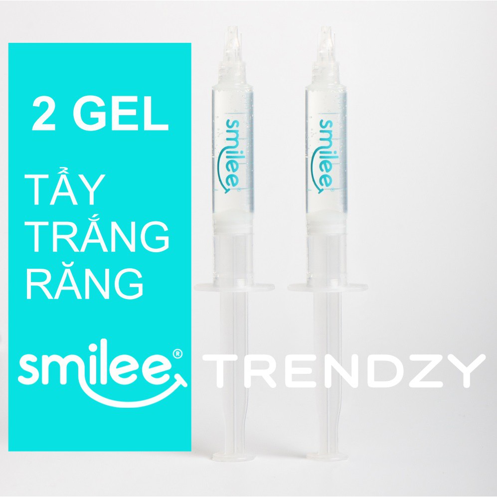 [Mua 1 tặng 1 + Freeship + Sale 12%] Bộ 2 Gel làm trăng răng SMILEE - Gel bổ sung Smilee tẩy trắng răng định kỳ