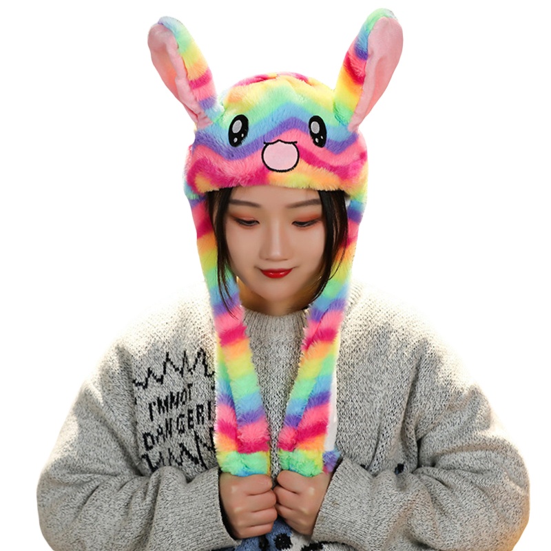 ✿ Mũ Tai Thỏ Mềm Mại Làm Đạo Cụ Chụp Ảnh Halloween