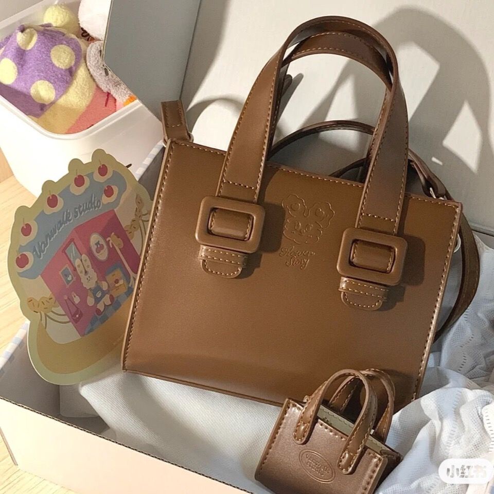 Túi Xách Đeo Vai Màu Sắc Kẹo Ngọt Thanh Lịch Thời Trang Mùa Thu Cho Nữ