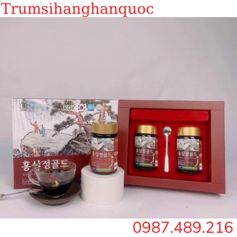 [HÀNG MỚI] CAO HỒNG SÂM CAO CẤP KGF 100%HÀN QUỐC, Hộp 2 lọ x 250gr