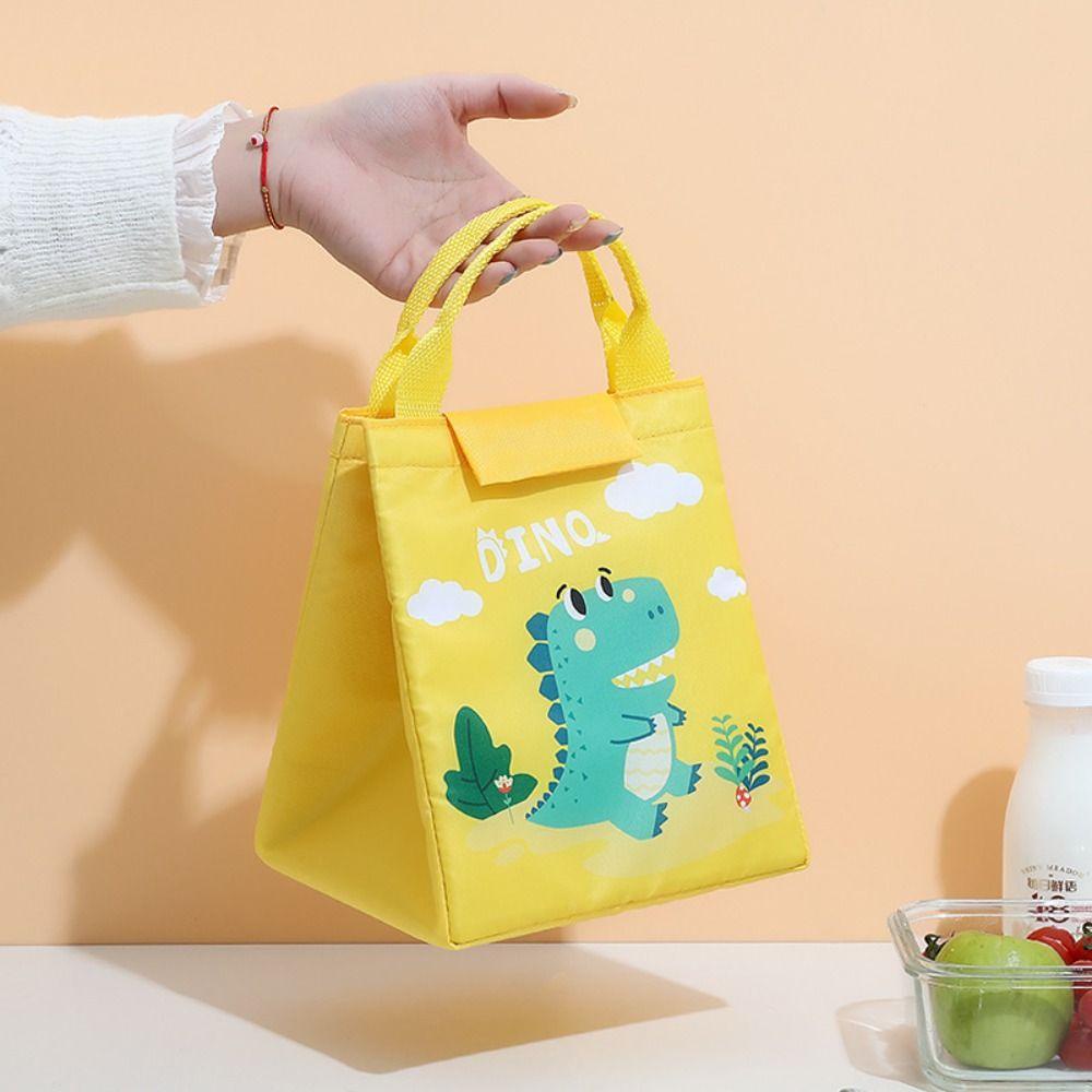 Túi Giữ Nhiệt Đựng Hộp Cơm Họa Tiết Hoạt Hình Dễ Thương