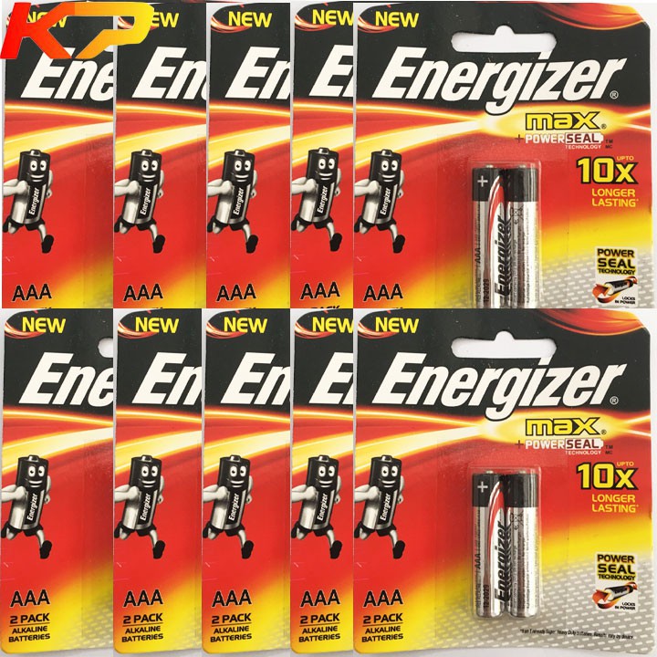 2 vỉ pin AAA Energizer alkaline E92 ( vỉ 2 viên )